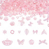 182Pcs 100G Transparent Acrylic Beads OACR-TA0003-66C-1