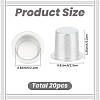 20Pcs Aluminum Candle Cups AJEW-SP0006-41B-01-2