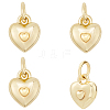 10Pcs Brass Pendants KK-BBC0022-99C-7