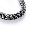 304 Stainless Steel Chain Bracelets BJEW-L631-45AS-2