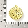 Brass Micro Pave Colorful Cubic Zirconia Pendants KK-Z042-20G-01-3