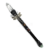 Natural Quartz Crystal & Green Aventurine Magic Wand PW-WG28233-08-1