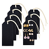 Portable PU Leather Earring Display Cards EDIS-WH0016-062-1
