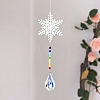 Christmas Theme Teardrop Glass Suncatchers PW-WG1AD42-07-1