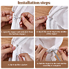 2 Styles Non-Woven Fabric Filter Bag AJEW-CP0010-65A-6