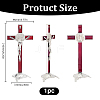 Alloy Enamel Saint Benedict Crucifix Display Decorations AJEW-WH0752-416B-2