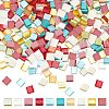 CREATCABIN 500Pcs 10 Colors 2-Hole Glass Seed Beads SEED-CN0001-03-1