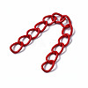 Spray Painted Iron Curb Chain Extender CH-T003-02-3