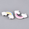 Opaque Acrylic Enamel Big Pendants OACR-N162-03-3