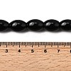 Natural Black Onyx Beads Strands G-F801-F02-03-5