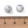 Dyed Synthetic Turquoise Sphere Beads GG-CBA391B-02B-02-3