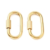 304 Stainless Steel Locking Carabiner STAS-C092-09B-G-1
