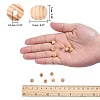 Natural Unfinished Wood Beads WOOD-Q027-8mm-01-LF-3