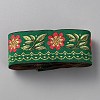 Ethnic Style Polyester Embroidery Flower Ribbon OCOR-WH0093-37A-1