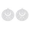 Non-Tarnish 304 Stainless Steel Filigree Pendants X-STAS-S118-054-1