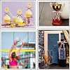 4 Rolls 4 Styles  Sport Ball Theme Polyester Printed Grosgrain Ribbon OCOR-CP0001-21-5