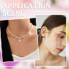 40Pcs 10 Style Alloy Crystal Rhinestone Pendants ALRI-SC0001-35P-5