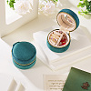 Portable Travel Round Velvet Jewelry Set Storage Zipper Boxes CON-TAC0001-11A-8