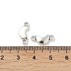 Tibetan Style Alloy Crescent Moon Connector Charms TIBE-S324-09AS-3