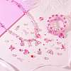 Breast Cancer Pink Awareness Themed DIY Beads & Pendants Jewelry Making Finding Kits DIY-PH0029-48B-2