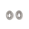 304 Stainless Steel Rhinestone Cabochon Settings STAS-G356-04P-05-1