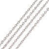 Tarnish Resistant 304 Stainless Steel Cable Chains CHS-N002-02B-P-1