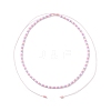 3Pcs 3 Color Glass Seed Braided Beaded Necklaces Set for Women NJEW-JN04117-4