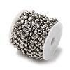 Brass Heart Link Chains KK-P351-01P-3