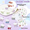 12Pcs 6 Colors PVC Mobile Dustproof Plugs HJEW-YW00502-5