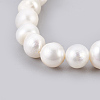 Grade A Pearl Stretch Bracelets X-BJEW-JB03911-2