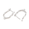 Brass Hoop Earring Findings KK-K340-39P-2