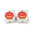 Printed Plating Acrylic Beads AC-CBA655C-17D-1