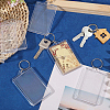 24 Bags Acrylic & Iron Photo Frame Keychains AJEW-GL0003-43-5