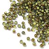 Electroplated Glass Beads GLAA-Q120-02A-05-1