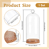 Glass Dome Cover AJEW-WH0604-68B-2