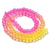 Dyed & Heated Synthetic Quartz Beads Strands G-P502-01A-05-3