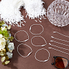 1000Pcs Polyester Clothing Tags Labels Strings DIY-CY0004-08A-4