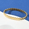 304 Stainless Steel Hinged Bangles for Women BJEW-C114-08G-2