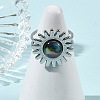 Stainless Steel Cuff Open Rings RJEW-JR01077-01-2