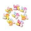 Opaque Resin Cabochons CRES-F030-01B-2