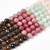 Natural Mixed Gemstone Beads Strands G-D080-A01-02-36-4