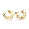 Ring Brass Hoop Earrings for Women EJEW-N054-60G-2