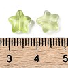 Transparent Spray Painted Glass Beads GLAA-NH0003-01E-3