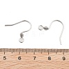 304 Stainless Steel Earring Hook Findings STAS-M240-02P-01-3