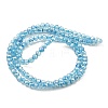 Spray Painted Imitation Jade Glass Beads Strands GLAA-P058-01A-3