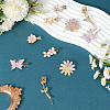 2 Bags Alloy & Resin Hair Clips Kits PHAR-SC0001-004-3