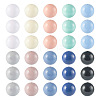 Beadthoven 100Pcs 10 Colors Opaque Acrylic Beads MACR-BT0001-06-2