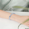 1Pc Glass Bangles for Women BJEW-LP0003-51B-1