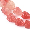 Synthetic Coral Dyed Carved Beads Strands SH-CBAE713-05D-4