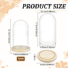 Arch Glass Dome Cover AJEW-WH0596-866D-02-2